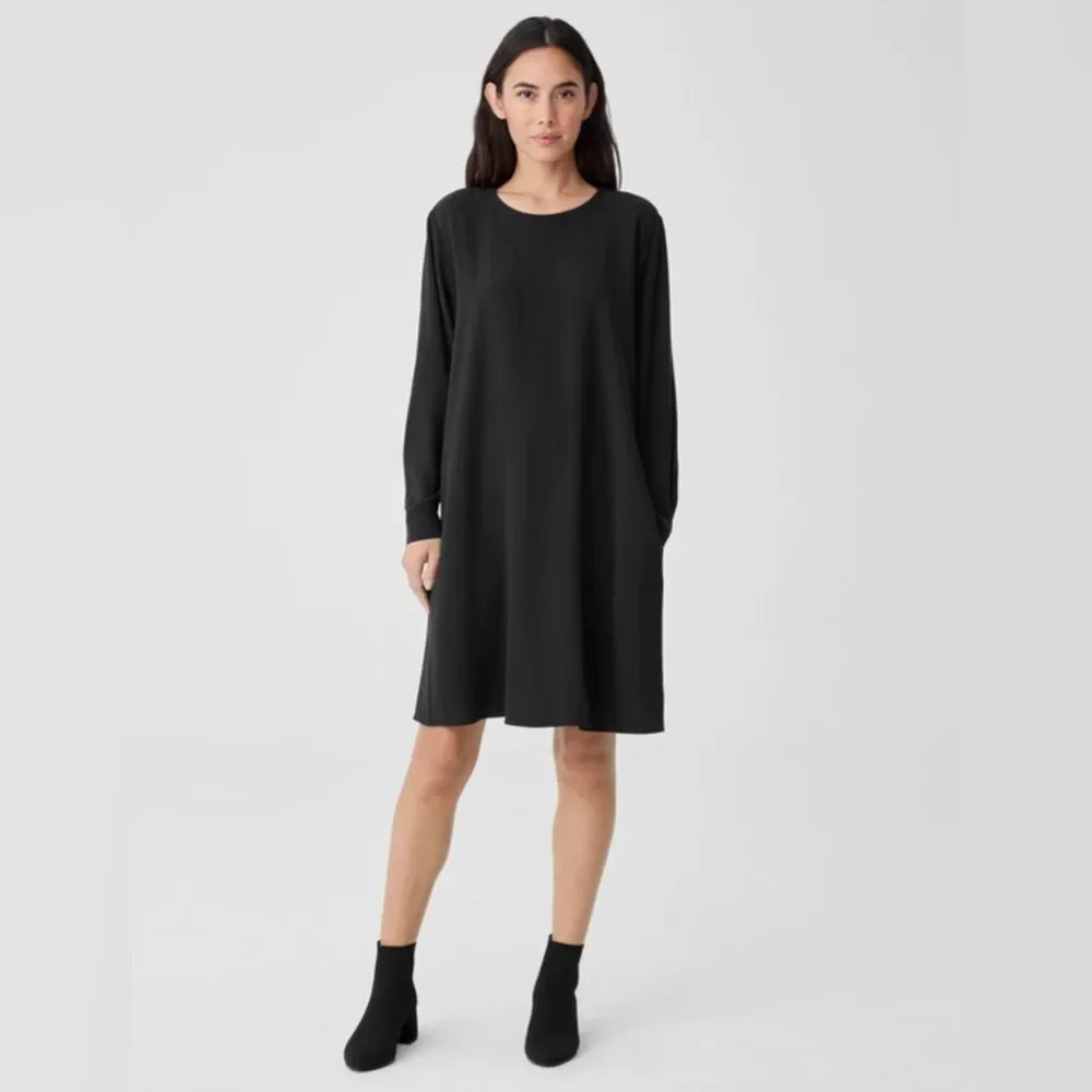 EUC Sold Out Eileen Fisher Silk Dress XS Oversized